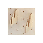 Uchwyty schodkowe na pegboard - organizacja scienna