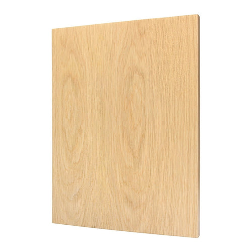 Front dębowy fornirowany solo, pionowe usłojenie, gładka płyta