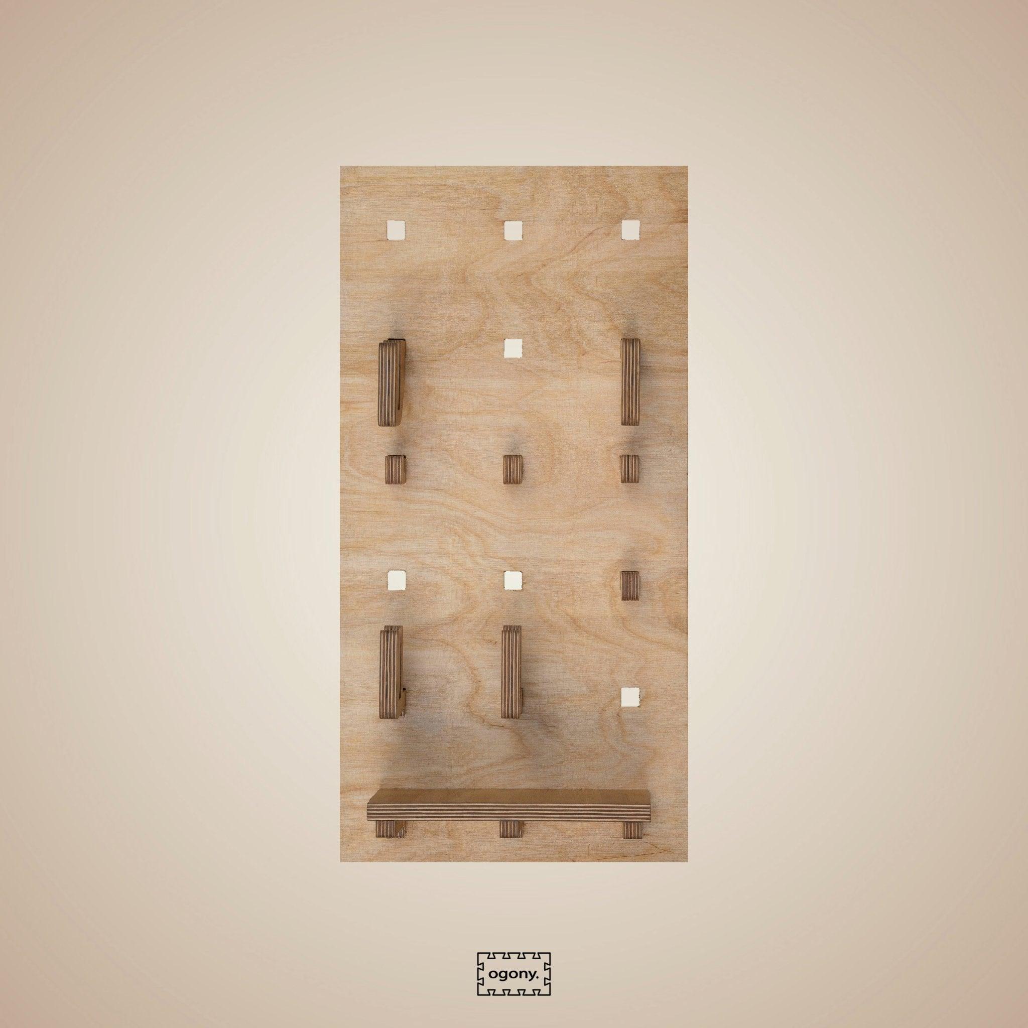 Pegboard Zestaw Startowy 30x60 cm - Ogony - 1