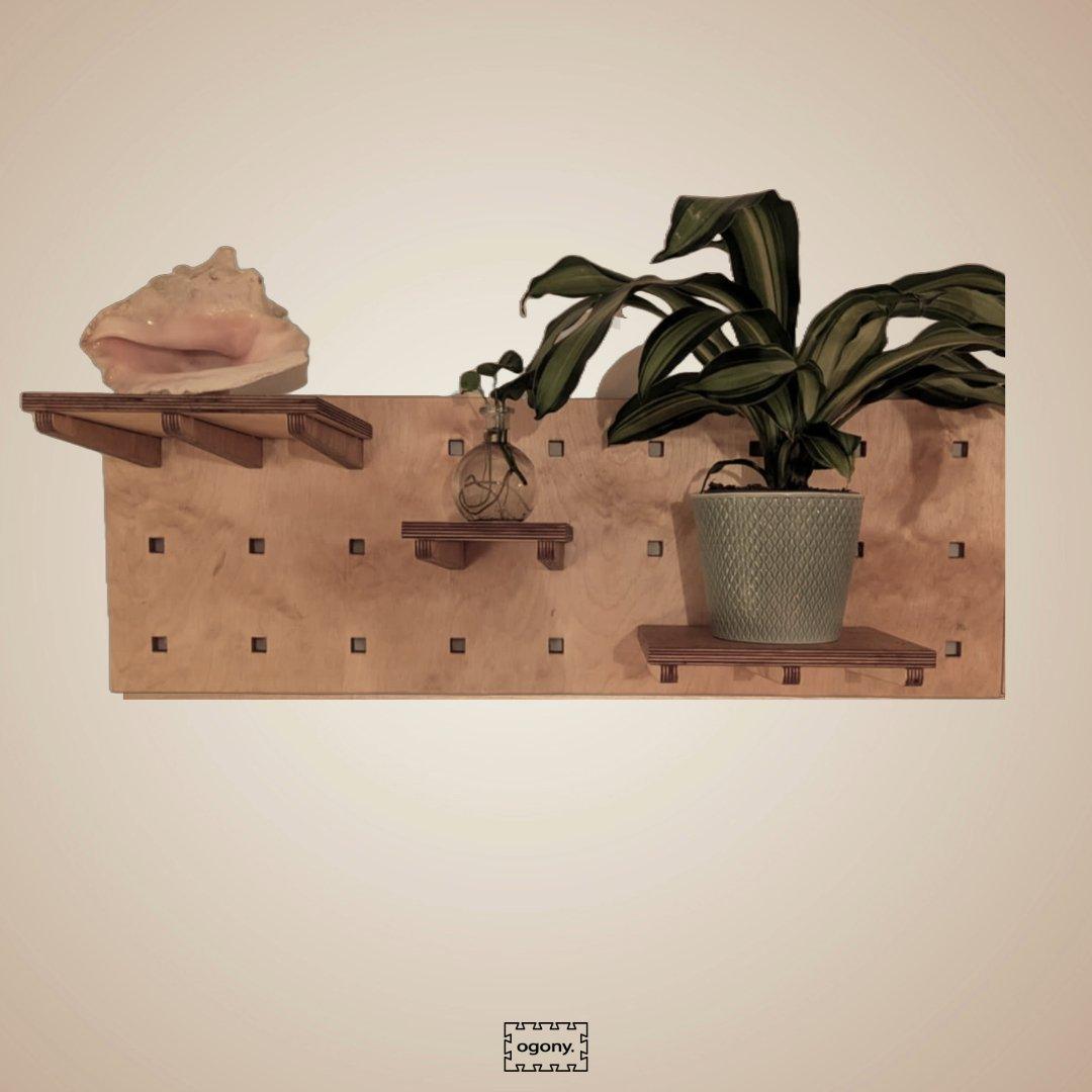 Pegboard Zestaw Startowy 30x90 cm - Ogony - 2