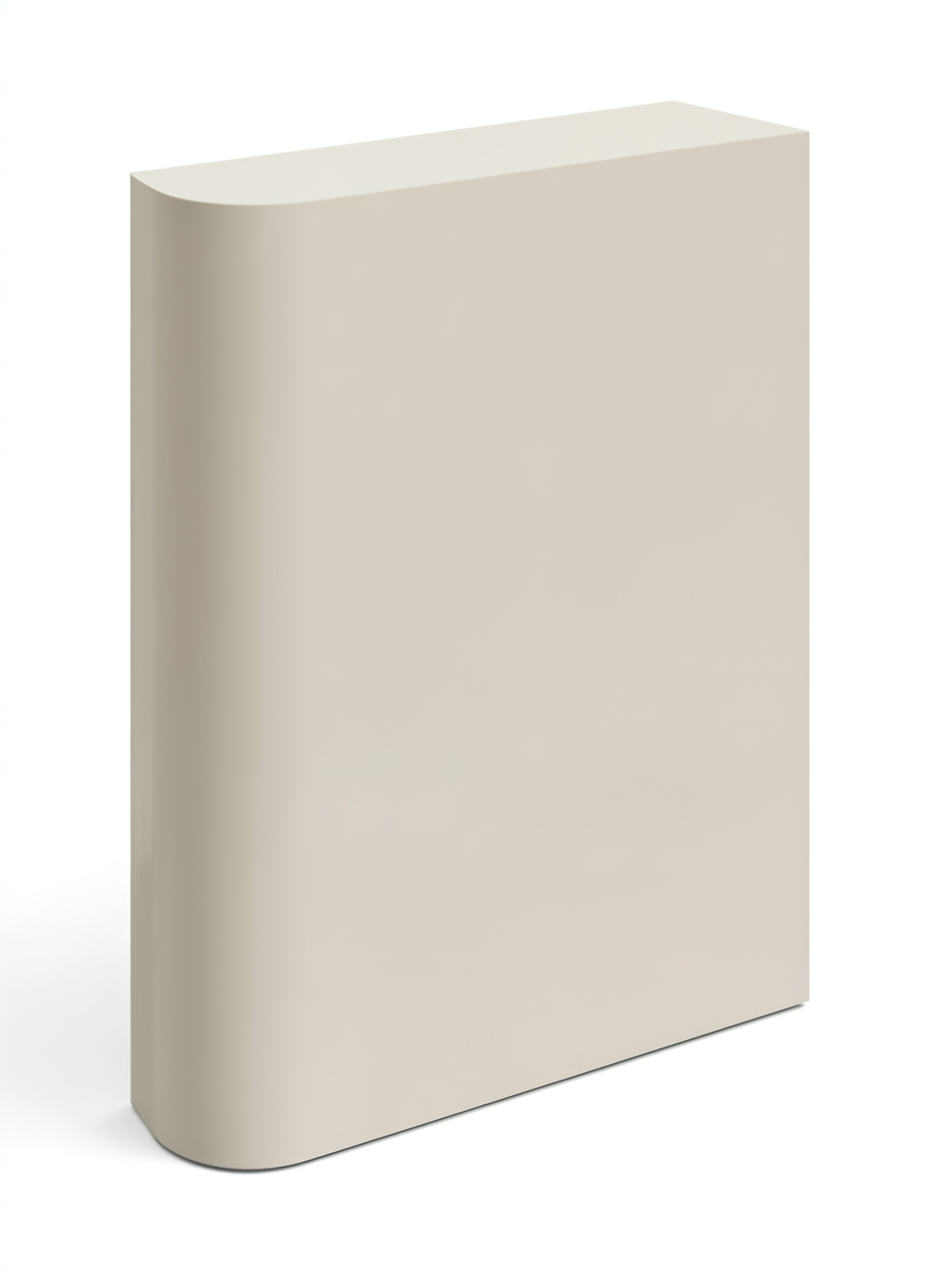 Panel gięty ślepy R150 – lakierowany front meblowy zaoblony